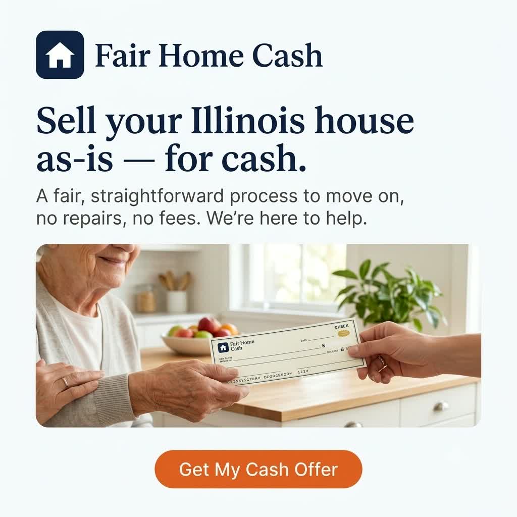 Sell your Illinois house as-is for cash