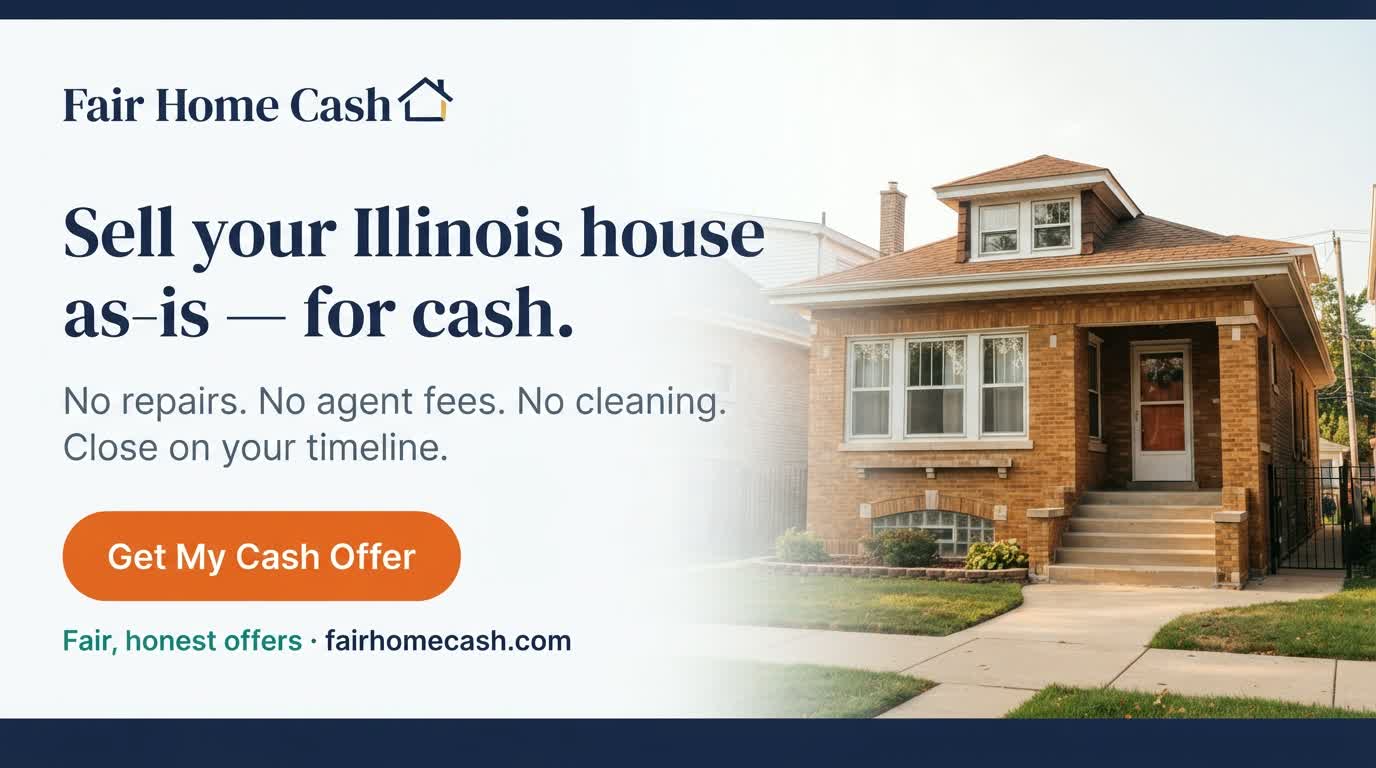 Sell your Illinois house as-is for cash